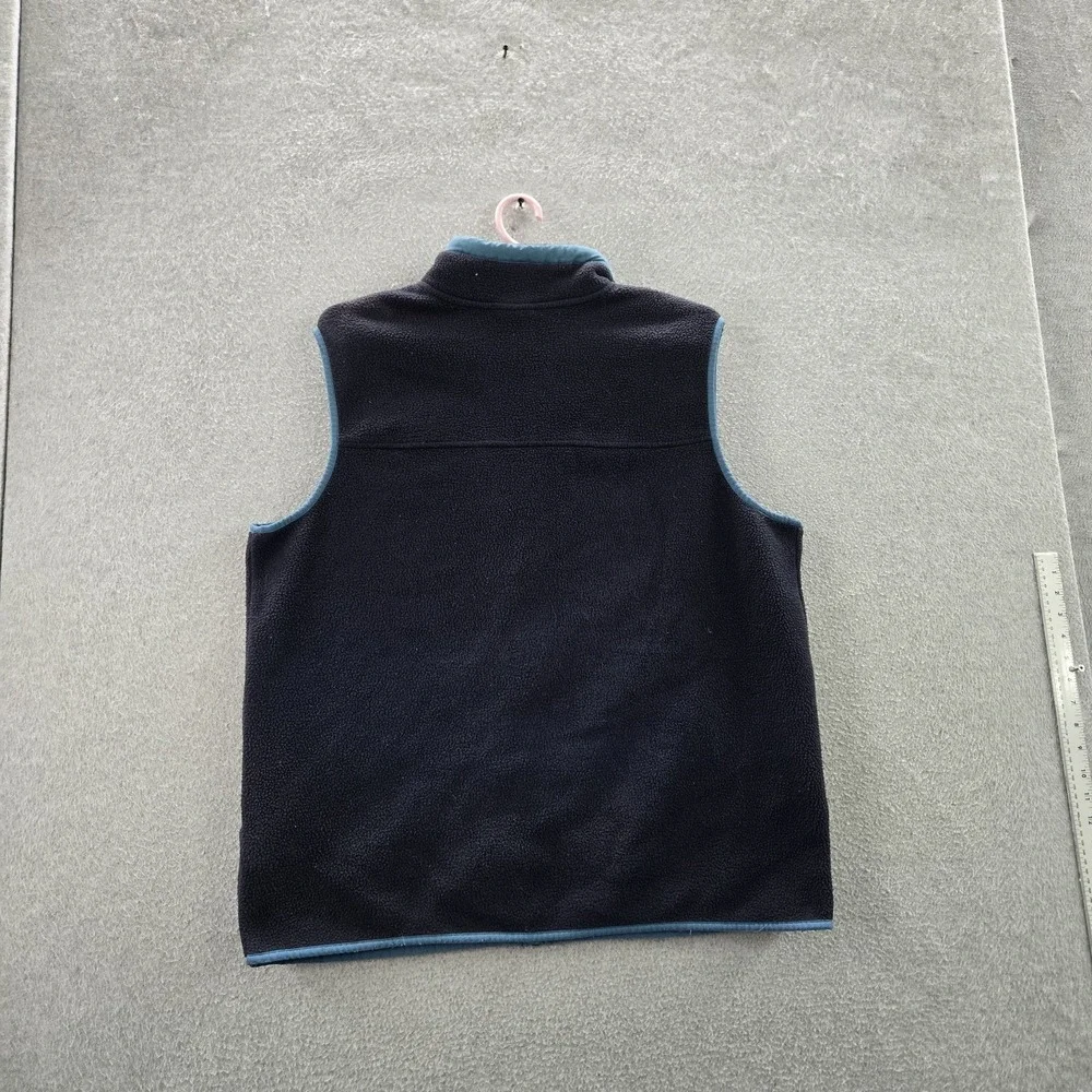 The North Face Men Vest XL Navy Carbondale‎ Fleece Outdoor Logo Sleeveless